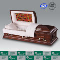 LUXES Bordeaux Funeral Wooden Caskets Colourful Casket Coffin